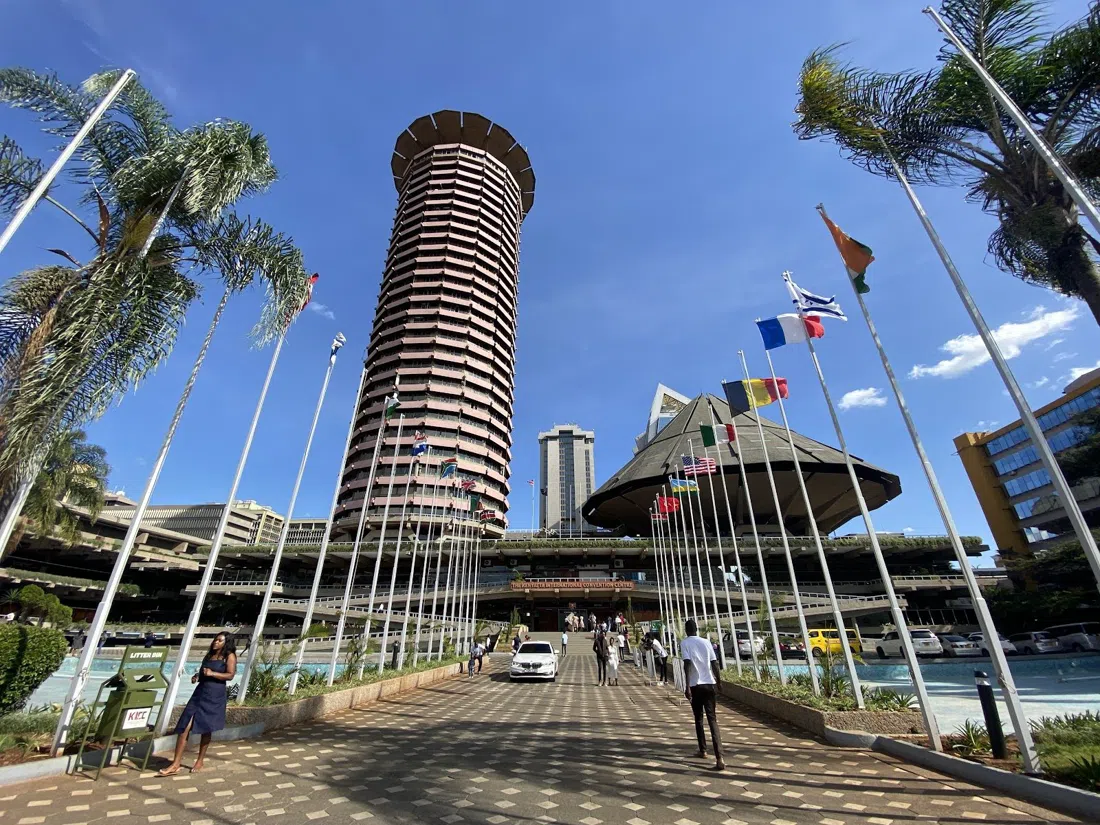 Heliporto no Terraço do KICC, Nairobi